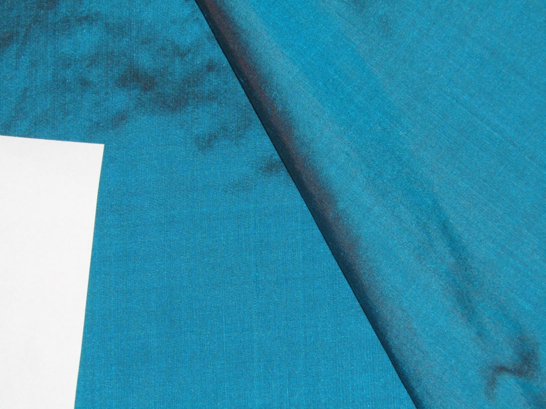 SILK Dupioni FABRIC Kingfisher Green x Blue shot 54 inches wide DUP173[1]/DUP53