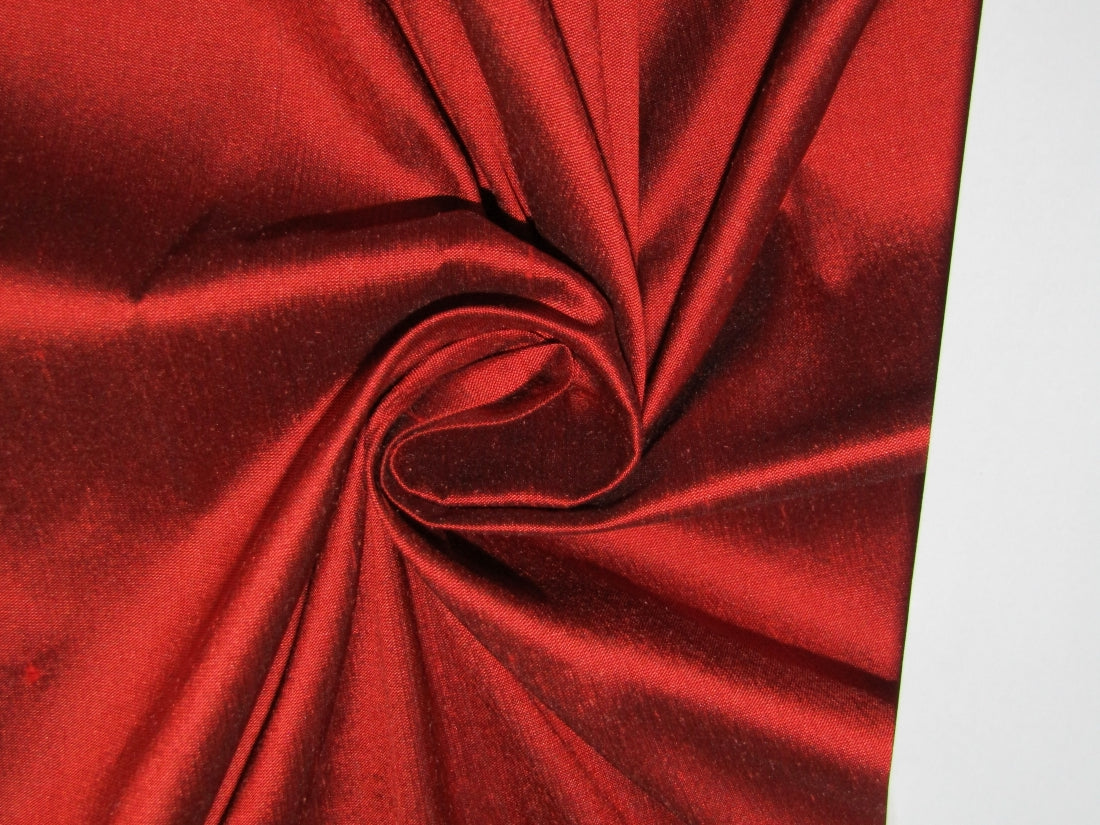 Silk Dupioni fabric Blood red Color 54" wide DUP66[1]