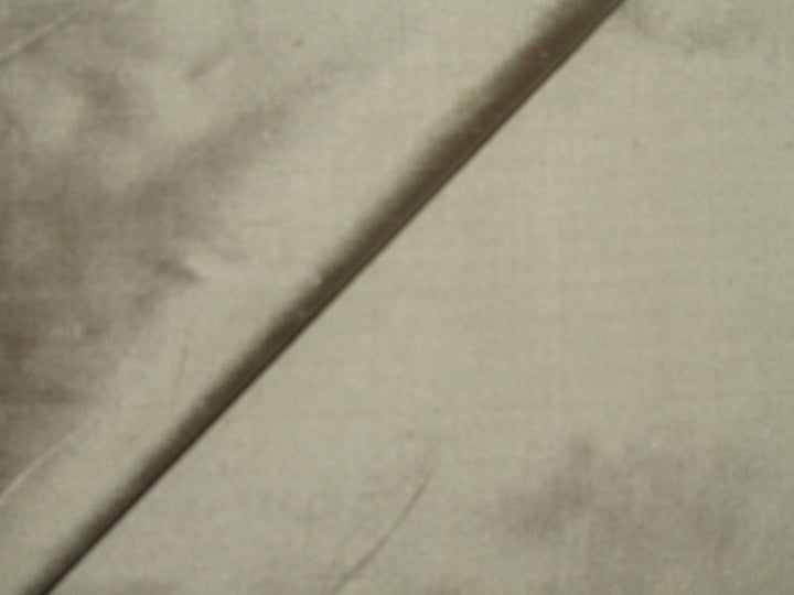 Pure SILK DUPIONI FABRIC two tone golden cream x Black Shot color