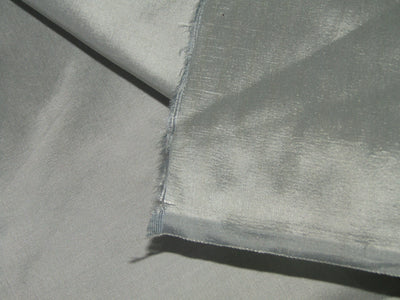 Pure SILK DUPIONI FABRIC SILVER color 54" WIDE DUP141[2]