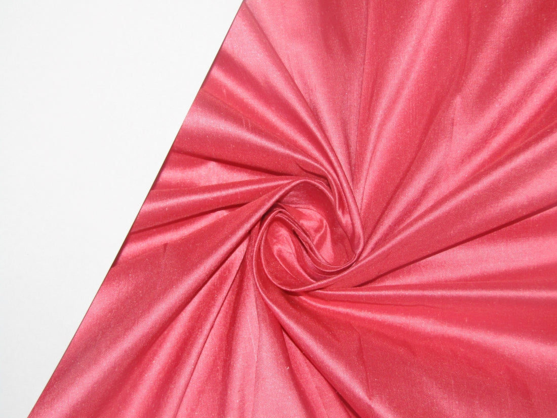 100% Pure silk dupion Fabric SUNKIST CORAL color 44" wide DUP3[5]