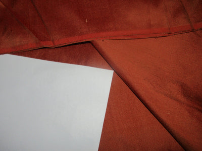 100% silk dupion fabric rusty cinnamon color 54" wide DUP164[1]