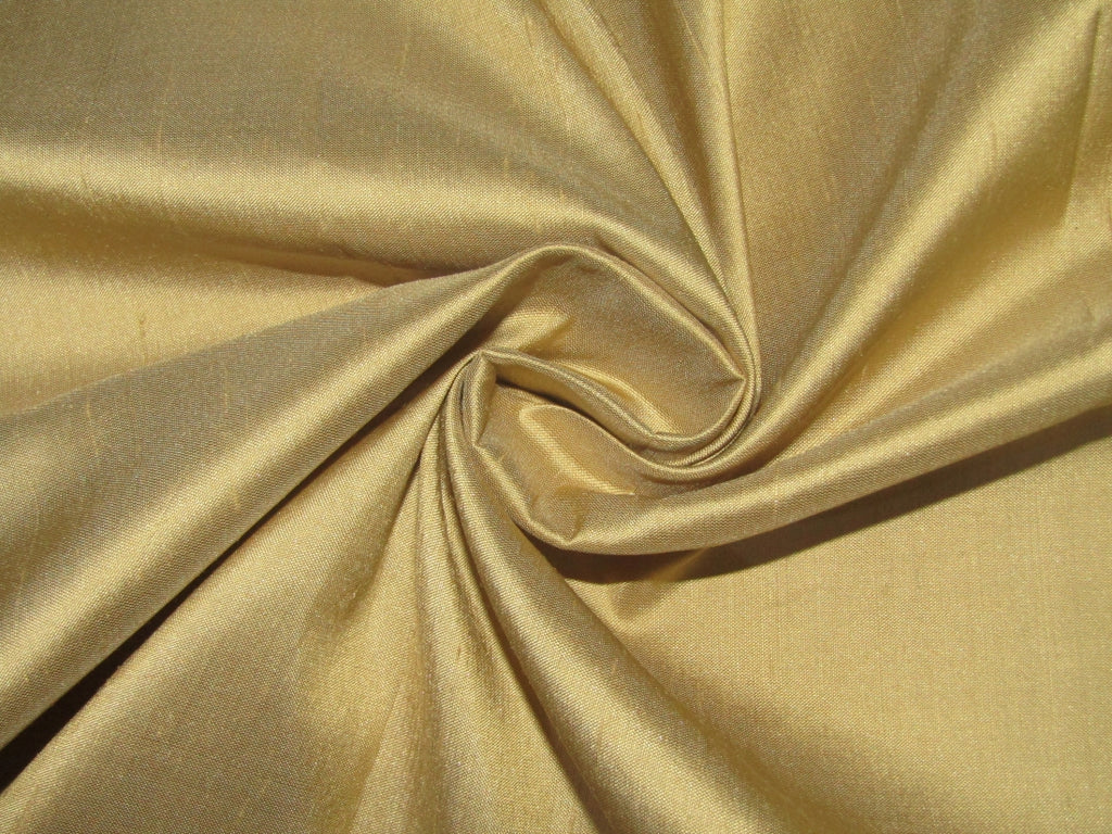 100% Pure SILK Dupion FABRIC Nutty Butter color 54" wide DUP167[2]