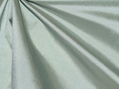100% PURE SILK DUPIONI FABRIC LIGHT DUSTY  BLUE  color 54" wide DUP277[2]