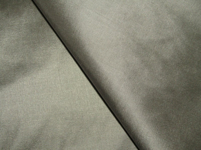 100% Pure silk dupion FABRIC grey color 54" wide DUP289