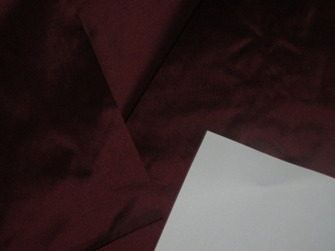 100% Pure silk dupion fabric wine color 54" wide DUP327