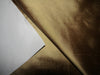 100% Pure silk dupion fabric GOLDEN BROWN color 54" wide DUP314