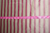 Silk Taffeta Fabric Pink x gold stripes TAFS156[3] 54&quot; wide