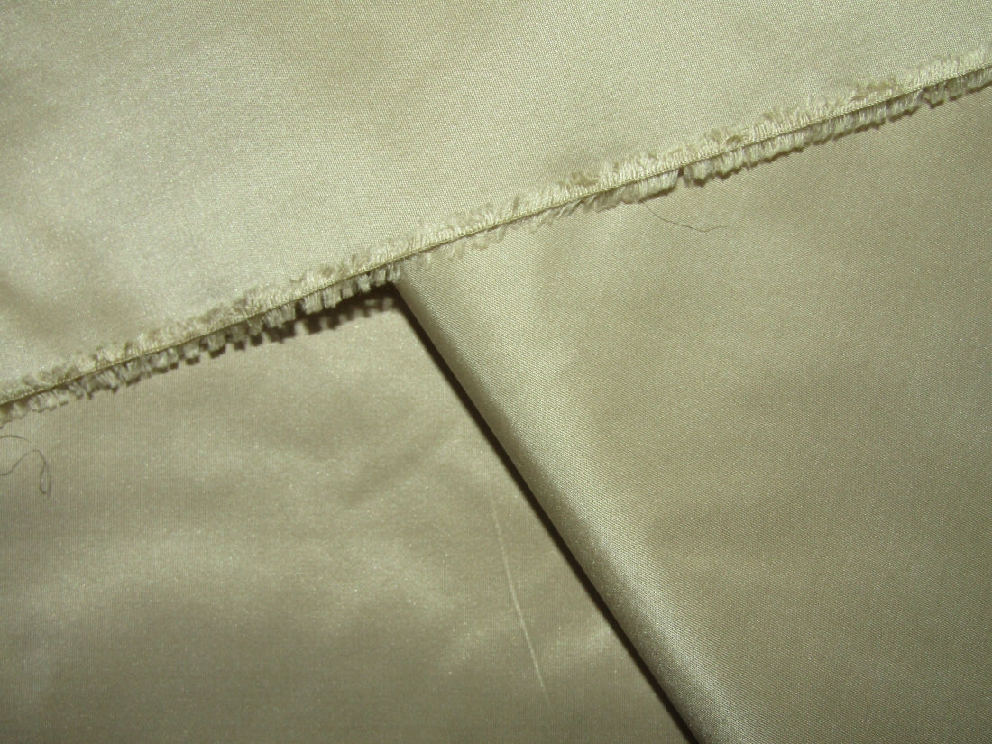 SILK Taffeta fabric awesome silky beige shot color 60" wide TAF63[2]
