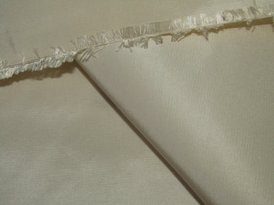 100% Pure SILK TAFFETA FABRIC Off White Cream color 54" wide TAF169