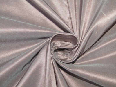 100% Pure Silk Taffeta Fabric Baby Pink x Blue color 54" wide TAF185[10]