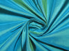 100% Silk Taffeta Fabric blue and green Color 44" wide TAF92