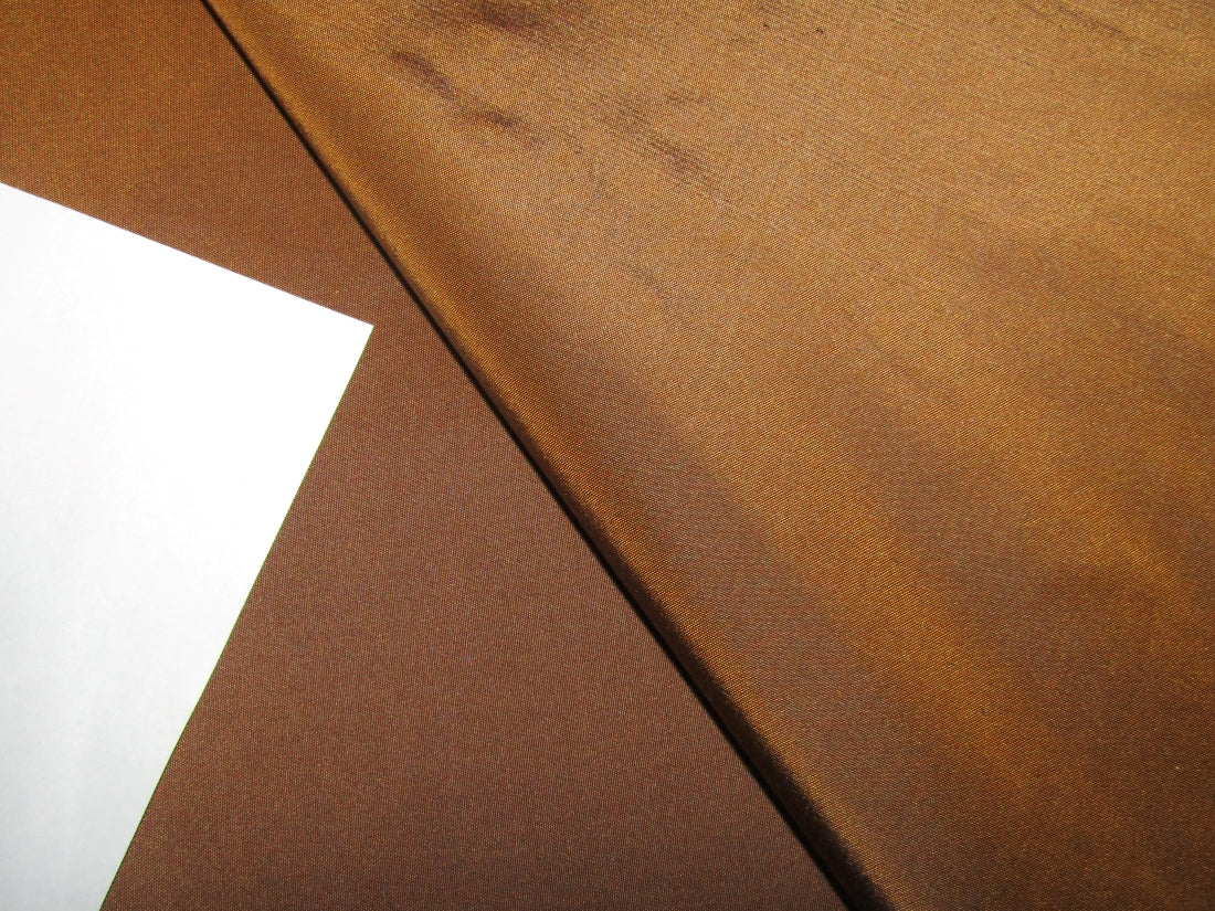 silk taffeta fabric gold & brown color 54" wide TAF96[3]