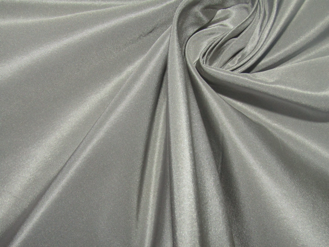 100% Pure Silk Taffeta Fabric Dusty Blue x Ivory color 60" WIDE TAF184[11]
