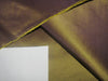 100% PURE SILK TAFFETA FABRIC Black x Gold color 54" wide TAF197[5]
