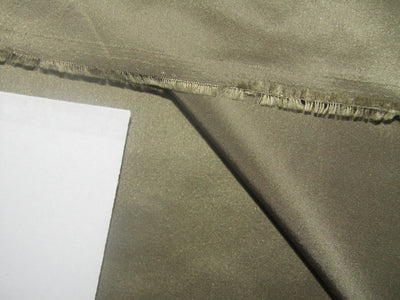 100% PURE SILK TAFFETA FABRIC OLIVE color 54" wide TAF187[8]