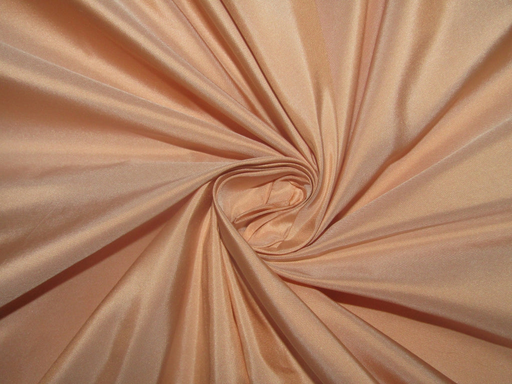 Silk taffeta fabric light salmon color 54" wide TAF217[2]