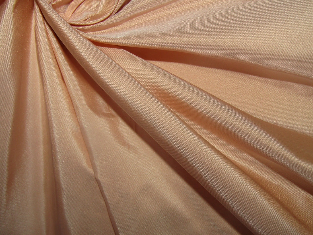 Silk taffeta fabric light salmon color 54" wide TAF217[2]