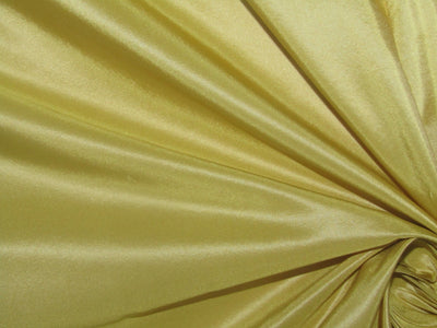 100% Pure SILK TAFFETA FABRIC Yellow color 54" wide TAF213[1]