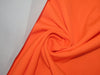 Scuba Crepe Stretch Jersey Knit fashion wear Dress fabric BRIGHT ORANGE ~ 58" wide
