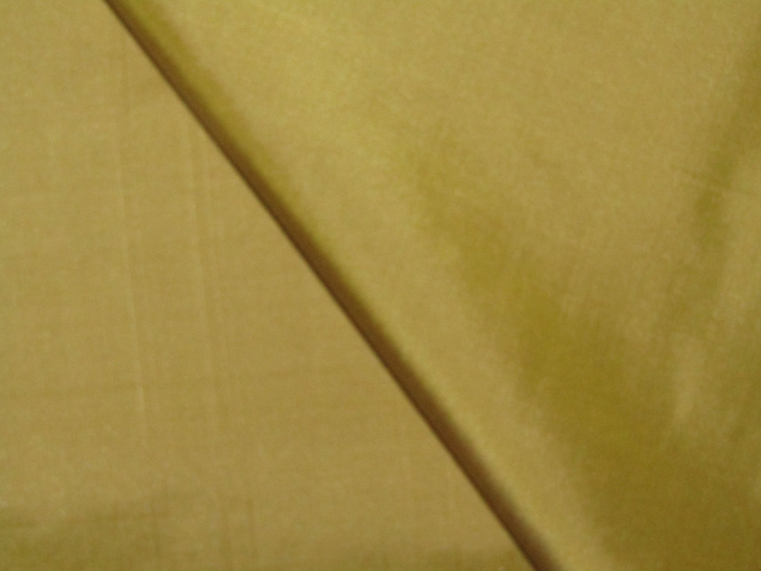 100% Pure Silk Taffeta 32 MOMME MUSTARD YELLOW color 54" wide TAF324