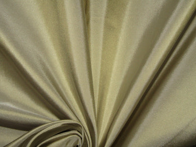 100% Pure SILK TAFFETA FABRIC DULL GOLD FOIL color TAF334[1]