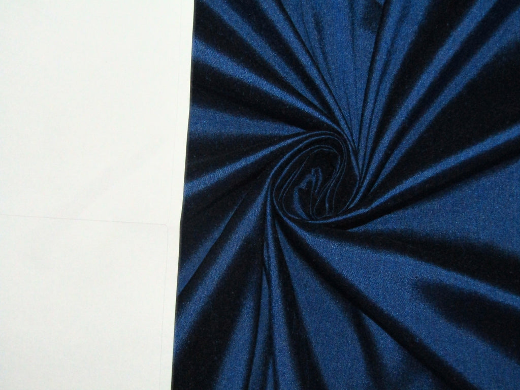 100% Pure silk dupion fabric Peacock Blue color 54" wide DUP397[2]