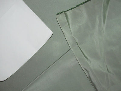 100% Pure Silk Taffeta 32 MOMME DARK SAGE color 54"-60" wide TAF337ROLL