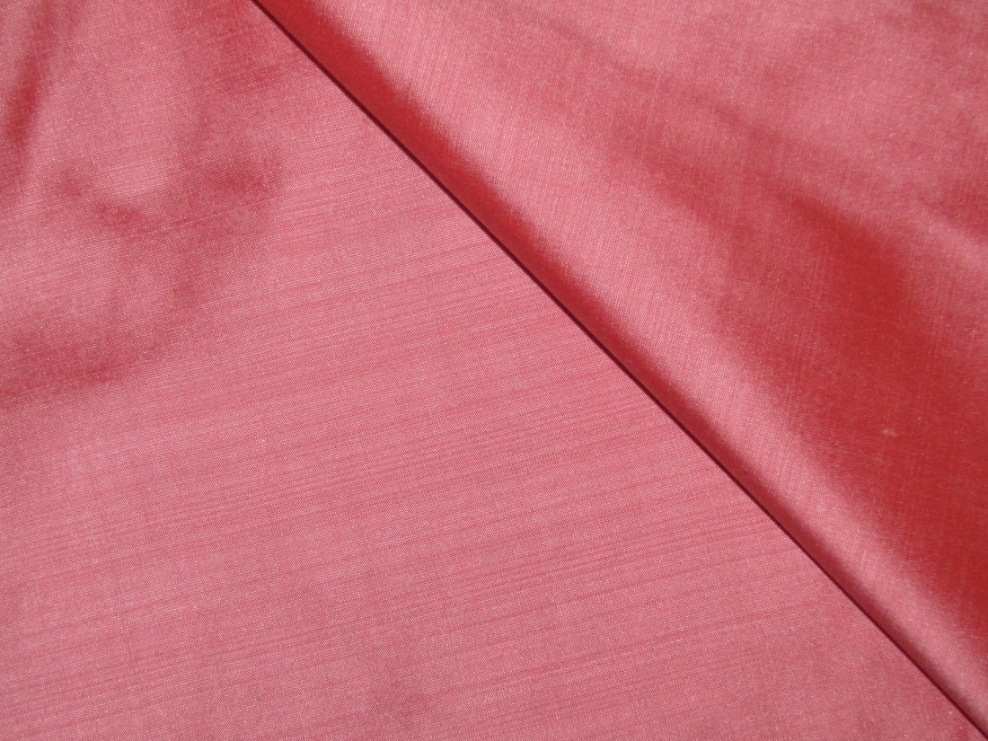 100% PURE SILK DUPIONI FABRIC RED X PINK  color 54" WIDE DUP385[1]