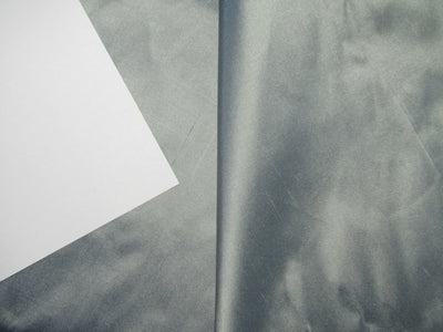 100% PURE SILK DUPIONI FABRIC BLUE  x SILVER COLOR 54" WIDE DUP385[2]