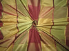 100% PURE SILK TAFFETA FABRIC with satin stripes shades of greens browns and MULTI COLOR PLAIDS 54" wide TAFCS6[1]