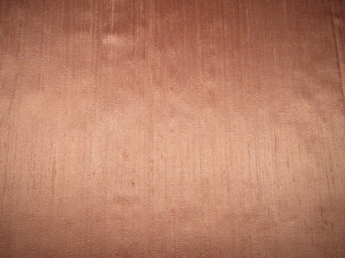 100% PURE SILK DUPION FABRIC PEACH colour 54&quot; wide WITH SLUBS*MM50[1]