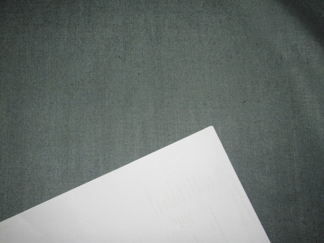 Silk linen fabric Blueish Grey color 54" wide [ 85% silk 15% linen]