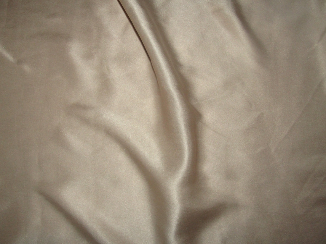 100% Silk Satin fabric 54" wide CREAM  100 grams  [26.67 momme] [13000]