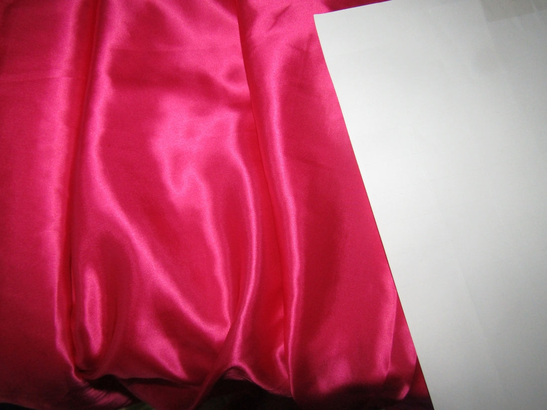 100% Silk Satin fabric 54" wide  PINK 60 grams  [16. momme] [12997]