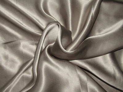 100% Silk Satin fabric 54" wide SAND GOLD 90 grams [24 momme]