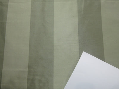 Silk Taffeta Fabric Shades of Green  stripes 54&quot; wide TAFS9[2]