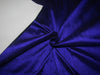 100% PURE SILK DUPIONI FABRIC ROYAL BLUE  X  BLACK 44" wide WITH SLUBS MM117[3]