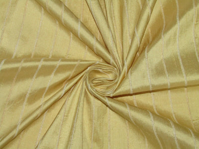100% Silk Dupion Pastel Gold stripes 48" wide DUPNEWS11[2]