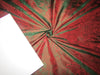 100% silk taffeta RED X GREEN jacquard  54" wide TAFJ6[1]