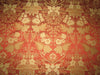 100% silk taffeta RED X GOLD jacquard  54" wide TAFJ6[2]