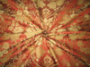 100% silk taffeta RED X GOLD jacquard  54" wide TAFJ6[2]