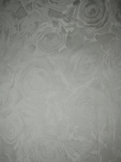 Silk taffeta fabric with jacquard~Ivory color 54&quot; TAFJ19[2]