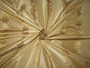 SILK TAFFETA JACQUARD~ Gold Floral Jacquard sreipes TAFSJ17[1]