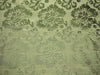 100% silk taffeta jacquard green floral design 54" wide TAFJ24[2]