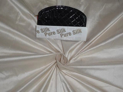 100% pure silk dupioni fabric IVORY colour 54" wide DUP15