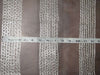 100 % SILK ORGANZA FABRIC 44" EMBROIDERED Ivory COLOUR Semi Sheer [1019]