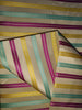 100% Silk Taffeta  Color with satin stripes pink, yellow ,blue and gold 54" wide TAFS127[5]