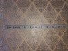 Brocade fabric~ dark ivory x metallic silver 44" wide BRO130[1]
