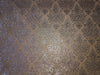 Brocade fabric~ dark ivory x metallic silver 44" wide BRO130[1]